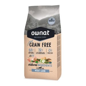 ow just grain free adult lamb saco front l
