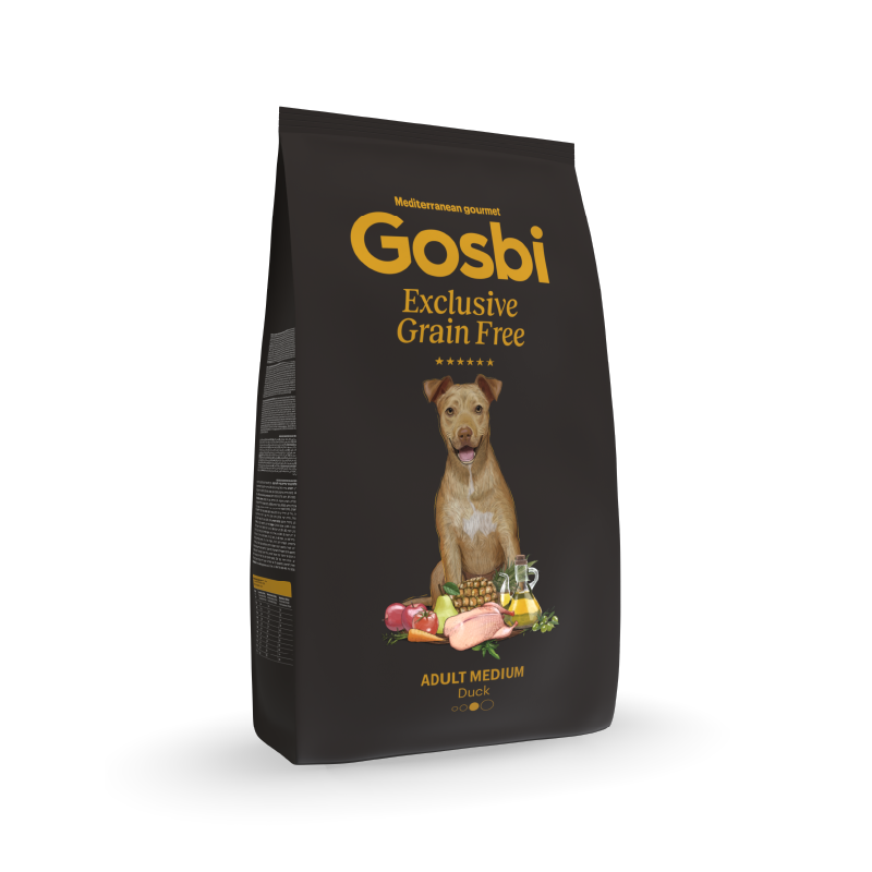98986e52 d529 4256 a4a8 533030fb51c9 Gosbi Exclusive Grain Free Dog Adult Medium Duck